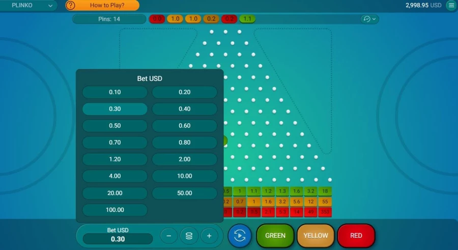 Plinko Основні правила